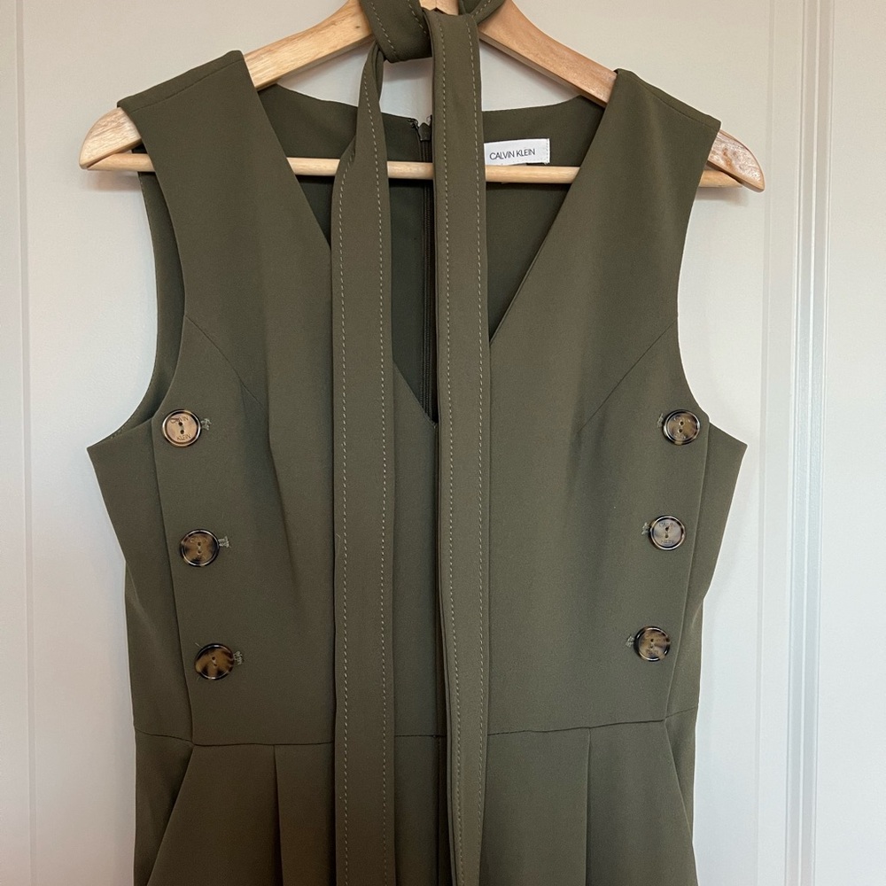 Green Calvin Klein Jumpsuit (Sz. 8)